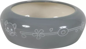 ZOLUX Miska ceramiczna dla gryzonia - szary/beżowy 250 ml