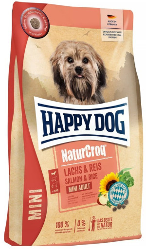 HAPPY DOG NaturCroq Mini Salmon & Rice 4 kg