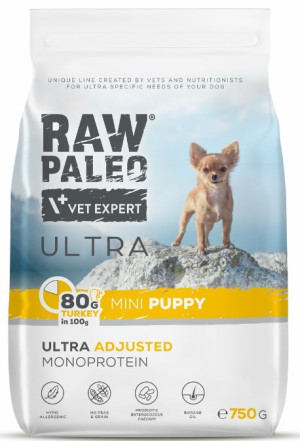 RAW PALEO Ultra Turkey Mini Puppy 750g