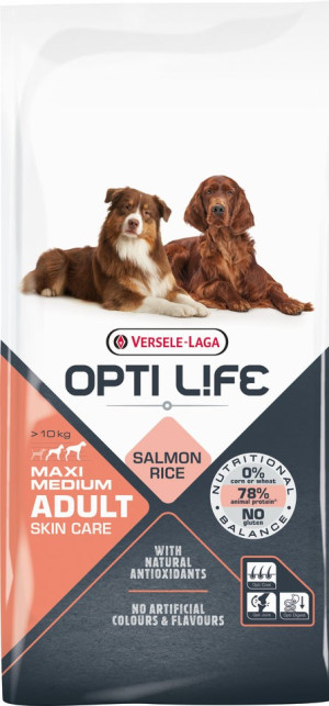VERSELE-LAGA Opti Life Adult Skin Care Medium & Maxi 12,5kg