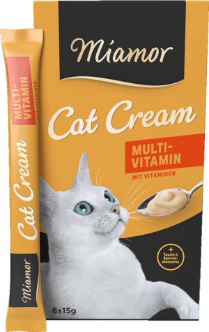 MIAMOR Cat Confect - Multi-Vitamin-Cream pasta multiwitaminowa 6x 15g