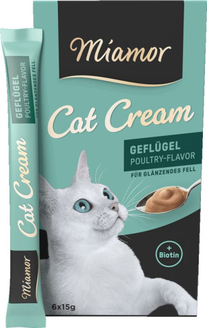 MIAMOR Cat Confect - Geflugel-Cream pasta z drobiem 6x 15g