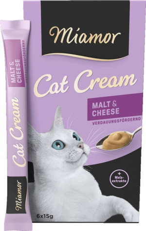 MIAMOR Cat Confect - Malt-Cream pasta z serem 6x 15g