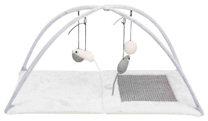 TRIXIE Drapak Junior – mata 60 x 33 x 42 cm - jasnoszary