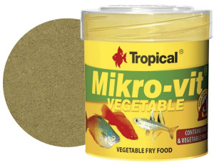 TROPICAL Mikrovit Vegetable - pokarm roślinny dla narybku 50ml/32g
