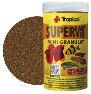 TROPICAL Supervit Mini Granulat - pokarm dla małych ryb 10g