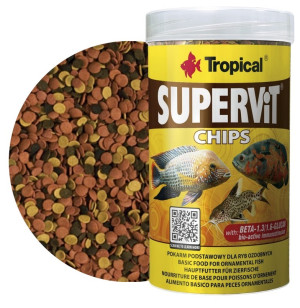 TROPICAL Supervit Chips - pokarm w formie tonących chipsów 100ml / 52g