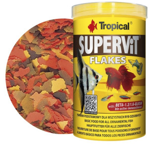TROPICAL Supervit - pokarm w formie płatków z beta-glukanem 250ml / 50g