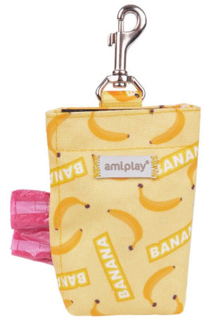 AMIPLAY Torebka na worki do odchodów BeHappy - Banana