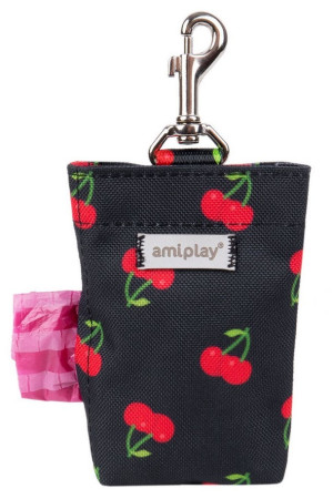 AMIPLAY Torebka na worki do odchodów BeHappy - Cherry