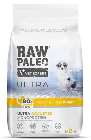 RAW PALEO Ultra Turkey Medium and Large Puppy 2 kg