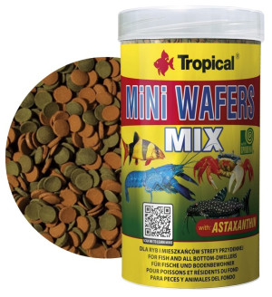TROPICAL Mini Wafers Mix - tonące wafelki dla ryb dennych i skorupiaków 100ml / 55g