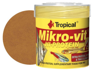 TROPICAL Mikrovit High-Protein - wysokobiałkowy pokarm dla narybku 50ml/32g