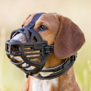 TRIXIE Kaganiec silikonowy Muzzle Flex - Czarny XL-XXL