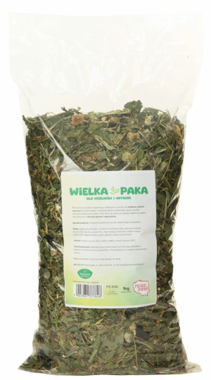 ZIOŁOWA KOTLINA Wielka paka dla królika i gryzoni 1 kg