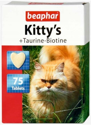 BEAPHAR Kitty's Taurine - Biotine 75 szt.