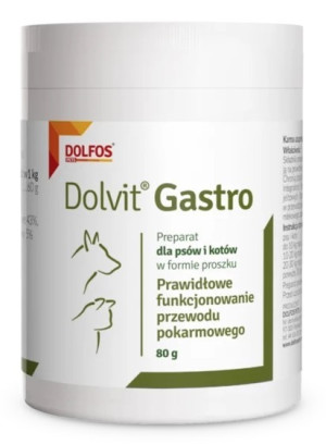 DOLFOS Gastro 80g - prawidłowe funkcjonowanie przewodu pokarmowego
