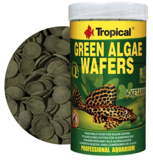 TROPICAL Green Algae Wafers - roślinne wafelki dla glonojadów 250ml / 113g