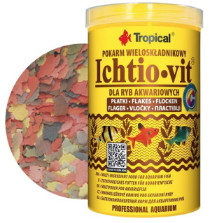TROPICAL Ichtio-Vit - pokarm dla ryb akwariowych 100ml / 20g (puszka)