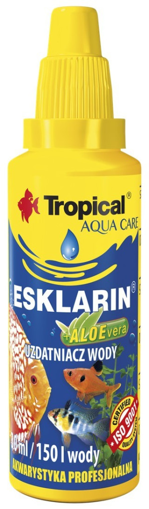 TROPICAL Esklarin z aloesem - uzdatnianie wody akwariowej 30ml
