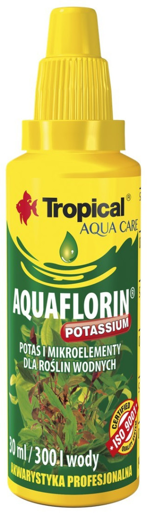 TROPICAL Aquaflorin Potassium - odżywka z potasem dla roślin wodnych 30ml