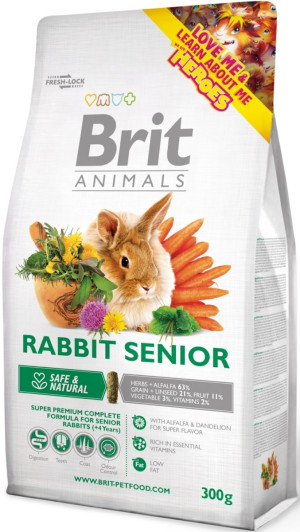 BRIT Animals Rabbit Senior Complete - dla królików 1,5 kg