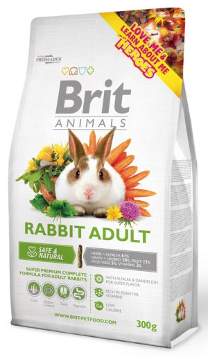BRIT Animals Rabbit Adult Complete - dla królików 300g