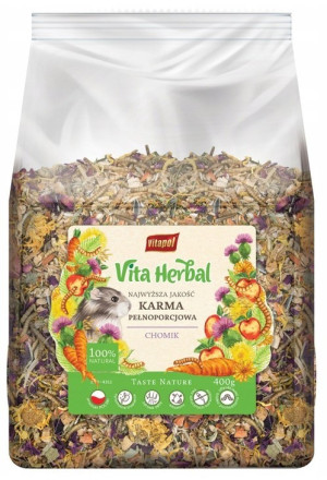 VITAPOL Vita Herbal karma pełnoporcjowa dla chomika 400g  1 szt.