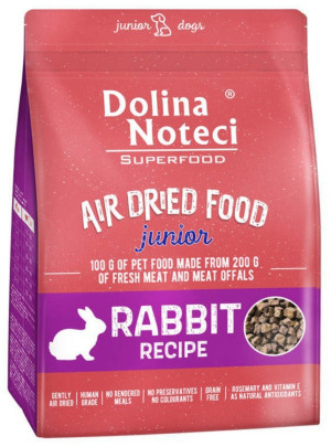 DOLINA NOTECI Superfood Junior Danie z Królika - karma suszona dla szczeniąt 1kg