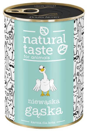 DOLINA NOTECI NATURAL TASTE Niewąska Gąska 400g 12x 400g