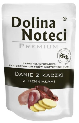 DOLINA NOTECI Danie dla małych ras - Kaczka z Ziemniakami (saszetka) 100g