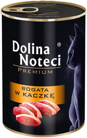 DOLINA NOTECI Premium dla kota - Bogata w kaczkę 400g 12x 400g