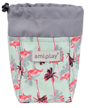 AMIPLAY Torebka na przysmaki BeHappy - Flamingo