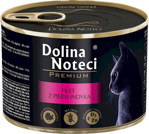 DOLINA NOTECI Premium dla kota - Filet z piersi indyka 185g