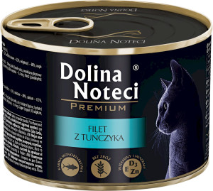 DOLINA NOTECI Premium dla kota - Filet z tuńczyka 12x 185g