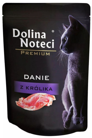 DOLINA NOTECI Premium - Danie z królika dla kota (saszetka) 85g