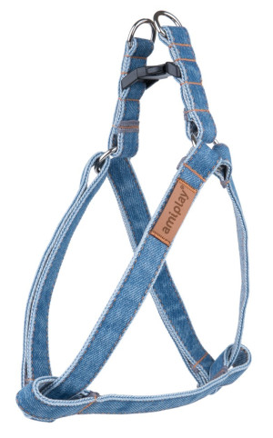 AMIPLAY Szelki regulowane Denim - Niebieskie M