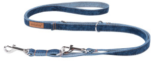 AMIPLAY Smycz regulowana Denim 6 in 1 - Granatowa M