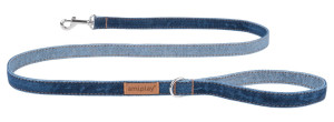 AMIPLAY Smycz Denim - Granatowa XL