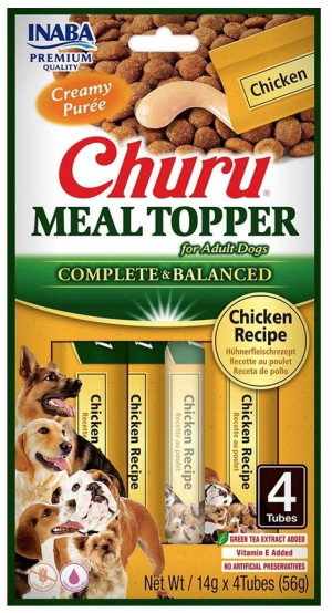 INABA DOG Meal Topper Chicken Recipe 4x 14g (56g)