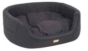 AMIPLAY Legowisko Elipsa 2 in 1 Morgan - Czarne M