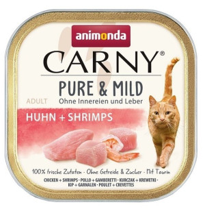 ANIMONDA Carny Pure and Mild kurczak z krewetkami 100g