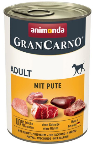 ANIMONDA PIES GranCarno Adult z indykiem 400g