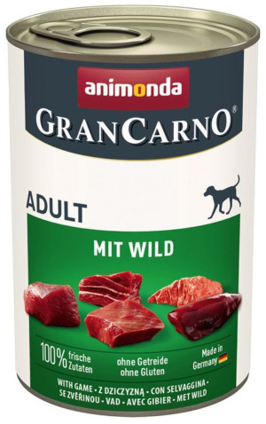 ANIMONDA PIES GranCarno Adult z dziczyzną 400g