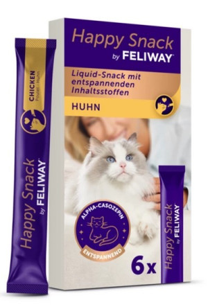 FELIWAY Happy Snack Chicken - przysmak relaksujący 6 szt.