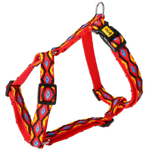 DINGO Szelki Dwupaskowe Guard WINNETOU - czerwone S