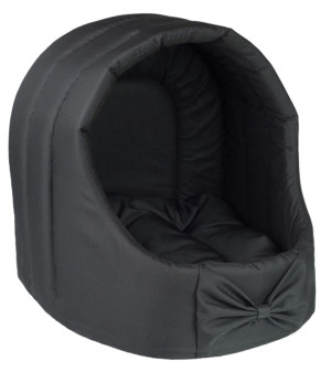 AMIPLAY Buda owalna Basic - Czarna S (36 x 36 x 35 cm)