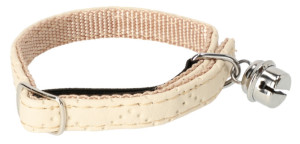 DINGO Obroża dla kota Elegance 1 x 29 cm - kremowa