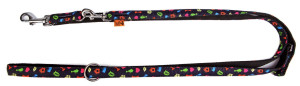 DINGO Smycz przedłużana America - Alabama 2 cm x 120-220 cm