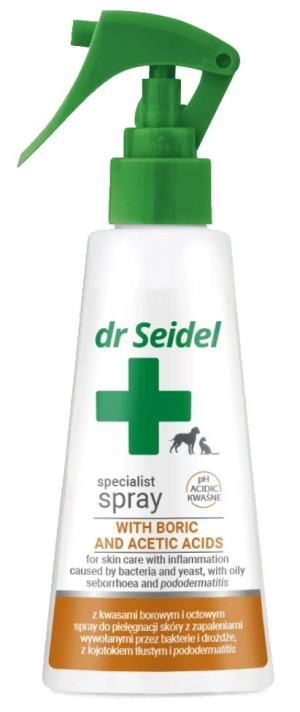 DR SEIDEL Spray z Kwasami Borowym i Octowym 100 ml